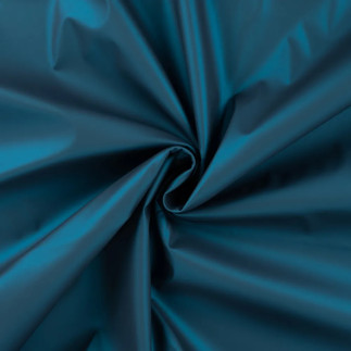 Tissu imperméable - pétrole métallisé