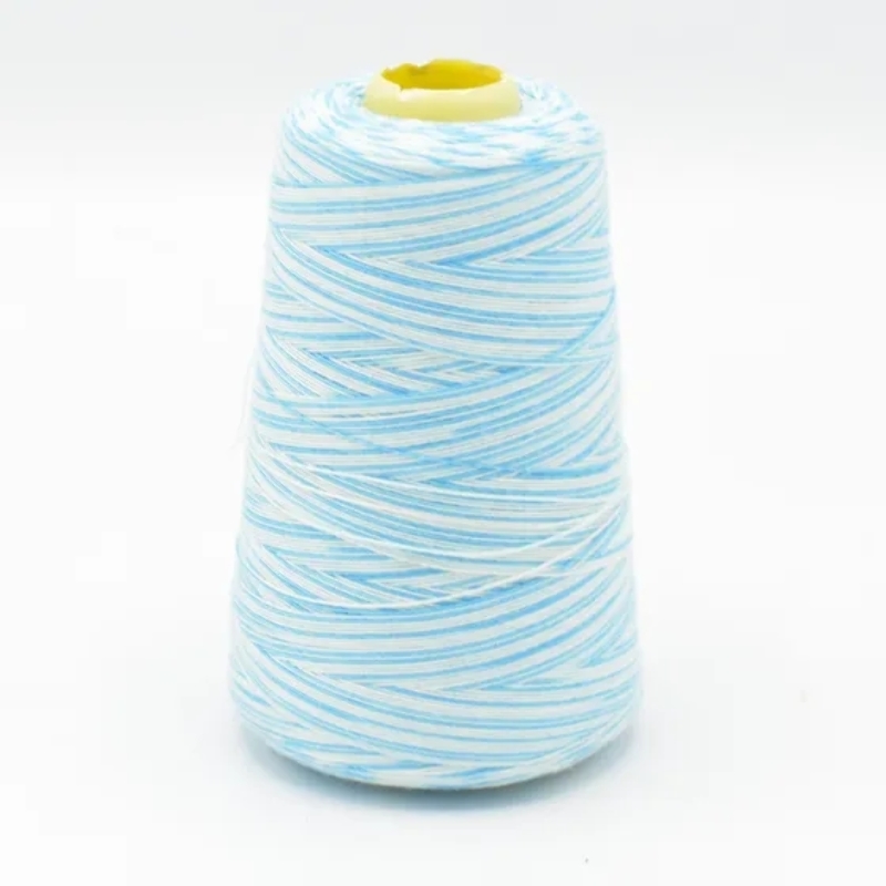 Overlock cones multicolor aqua / white (Q101)