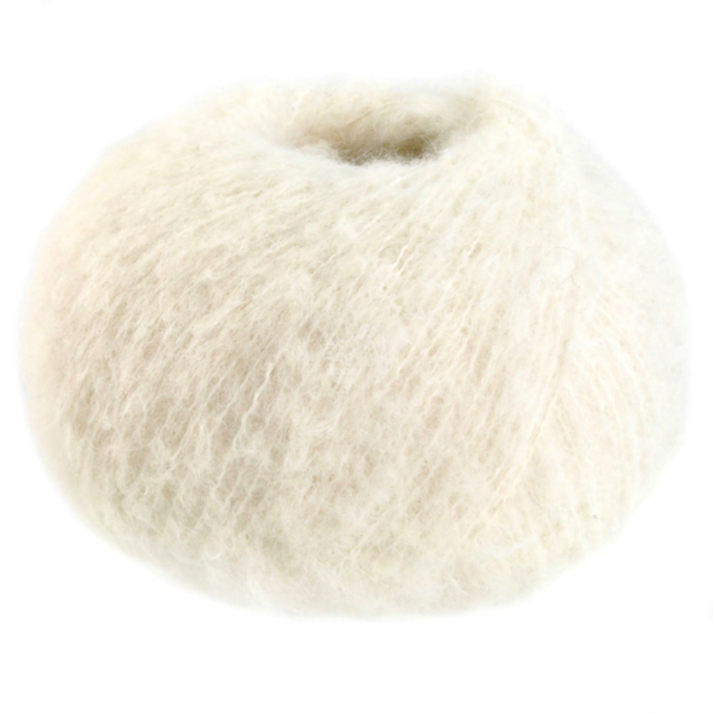 Lana Grossa - Natural Alpaca Lungo blanc cassé (01)