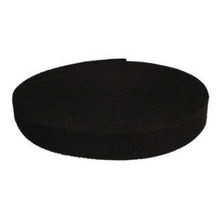Bag strap 25mm - black (000)