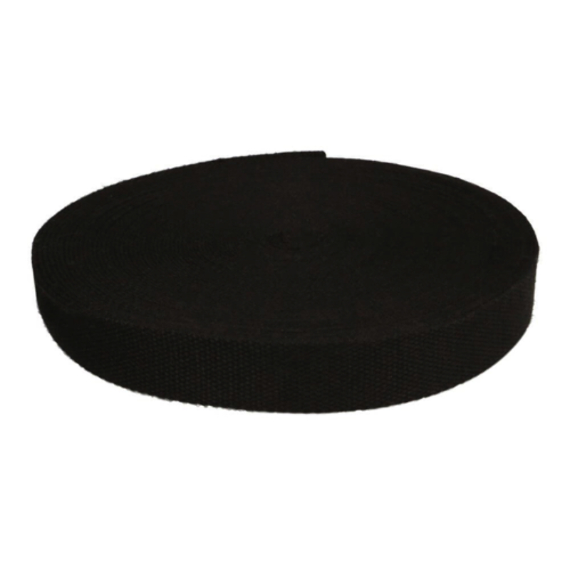 Bag strap 25mm - black (000)