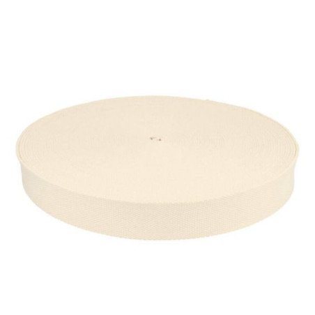 Bandoulière de sac 25 mm - écru (089)