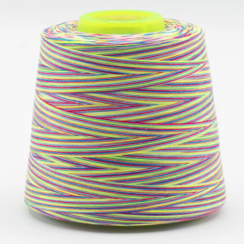 Overlock cones multicolor neon green/red/blue (Q111)