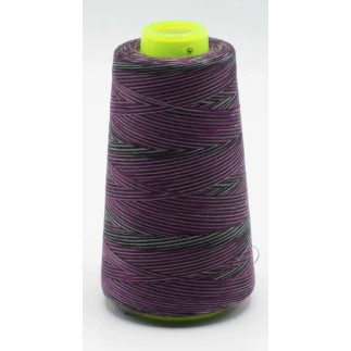 Overlock Konen multicolore aubergine / dunkelgrau (Q114)
