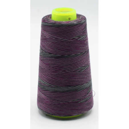 Overlock Thread Multicolor Eggplant / Dark Gray (Q114)