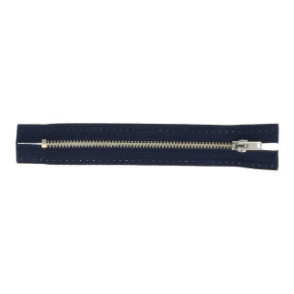 Fermeture éclair pour pantalon Opti 16 cm nickel marine
