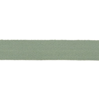 Baumwollband Twill chevron -  20mm salbei (812)