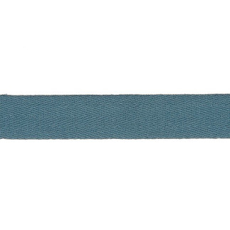 Baumwollband Twill chevron -  20mm jeans (979)