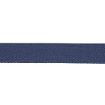 Cotton ribbon twill chevron - 20mm navy (915)