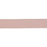 Cotton ribbon twill chevron -  20mm old pink