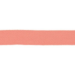 Cotton ribbon twill chevron - 20mm coral (940)