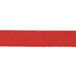 Cotton ribbon twill chevron -  20mm red