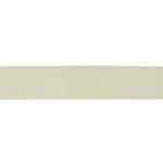 Cotton ribbon twill chevron -  20mm offwhite