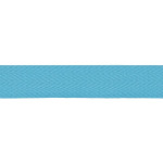 Baumwollband Twill chevron -  20mm türkis (916)