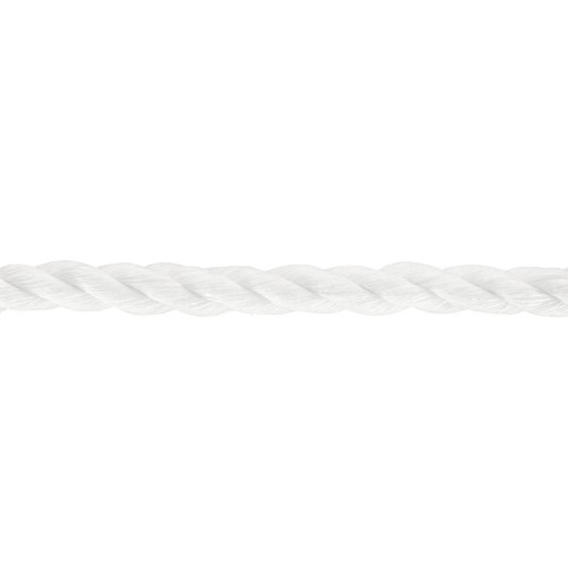 Twisted cotton cord 5mm - white