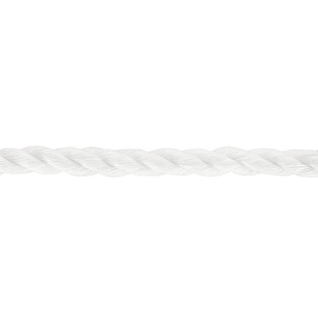 Cordon torsadé en coton 5 mm - blanc (902)