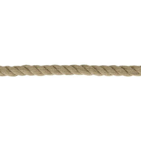 Twisted cotton cord 8mm - beige (918)