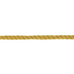 Twisted cotton cord 8mm - mustard