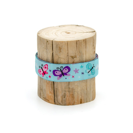 Woven ribbon - Urmelis Stoffwelt - Summervögeli mint