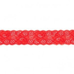 Elastic lace 30mm red