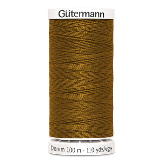 Gütermann jeans thread denim - brown 2040