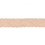 tissu de dentelle élastique 30 mm sable