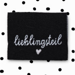 Woven Label - Favorite piece black