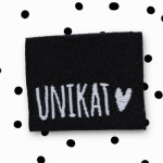 Woven Label - Unique Black