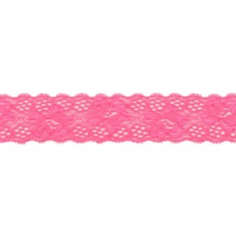 Elastische Spitze 30mm pink