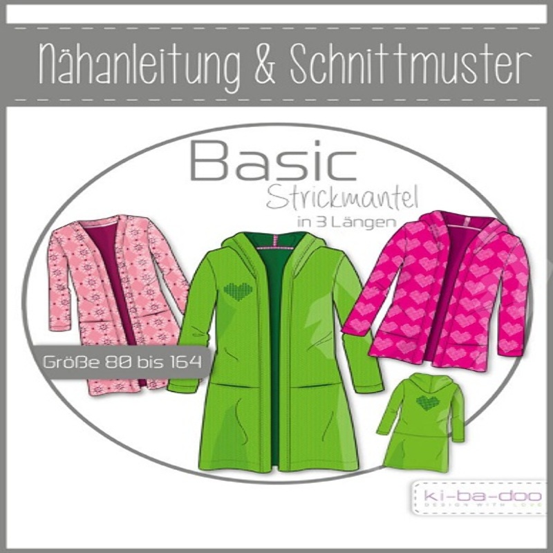 Manteau Ki-Ba-Doo Basic tricot pour enfants