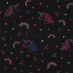 Jersey - Licorne fluo anthracite melange