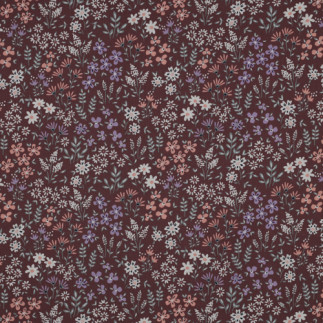 Wachstuch acryl - Flowers mauve