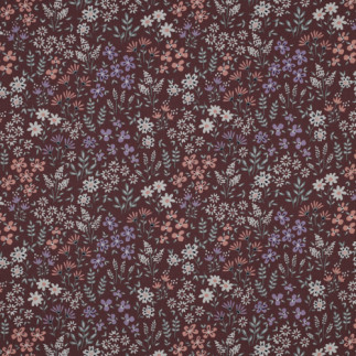Toile cirée acrylique - Fleurs mauves