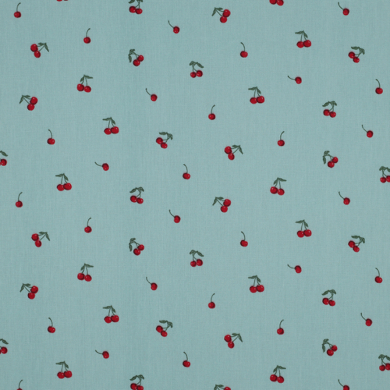 Oilcloth acryl - Cherrys minte