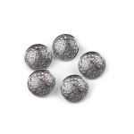Bouton d'oie - Métal ornementé 20 mm bronze