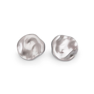 Metal Scrunchy - 26mm Silver