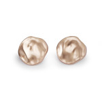 Oesenknopf - Metall scrunch 26mm gold