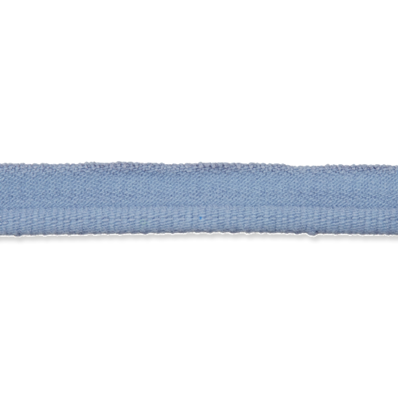 Passepoil jersey 9 mm - bleu fumée