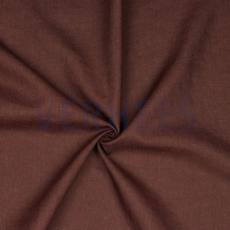 Toile cirée - lin enduit violet