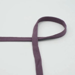 coton tissé mauve 15 mm (qt)