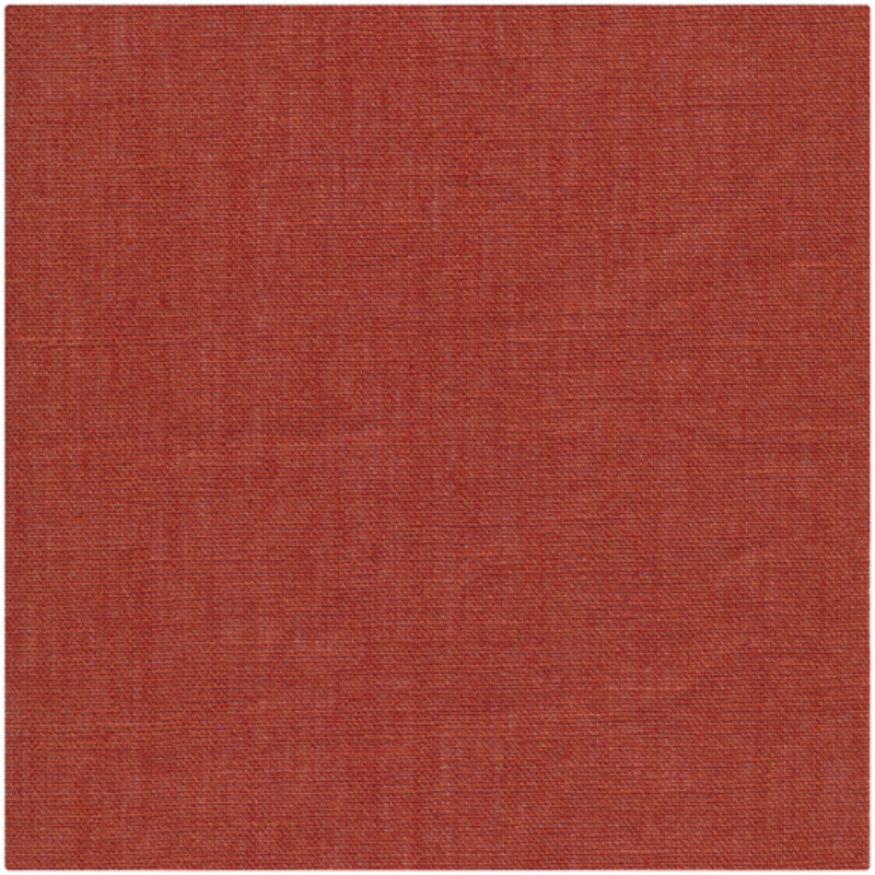 Tissu enduit - Acrylic Linen terre cuite