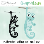 Fichier traceur - Chameleon single - svg - dxf