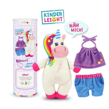 Kit de matériel Kullaloo - un jeu d'enfant, le cours de couture Dress up Lady L