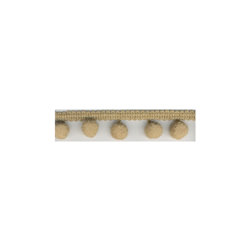 Pompomborte 25mm - beige