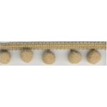 Pompomborte 25mm - beige