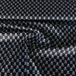 Woven Cotton - Skulls Brushed (G) black