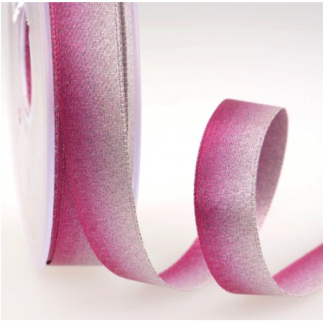 Satin ribbon 15mm iriscident fuchsia (st76)