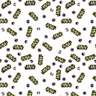 Cotton - Star Wars white
