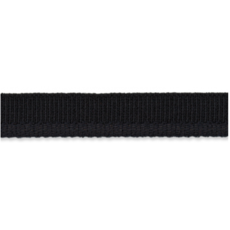 Passepoil en jersey 9 mm - noir