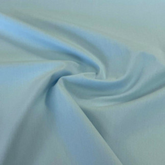 Popeline de coton - bleu bébé (v)